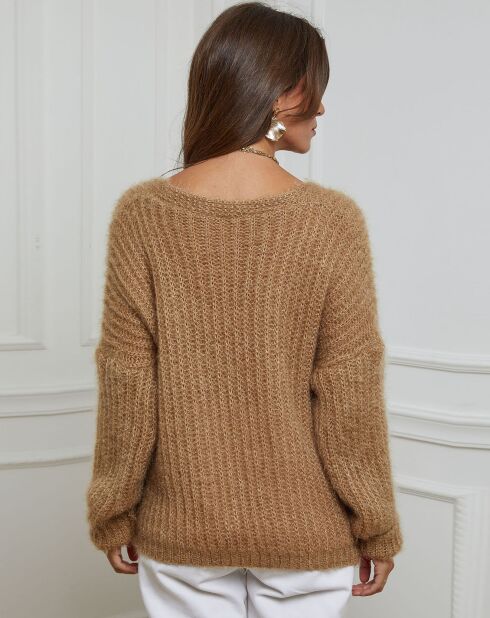 Gilet Manon camel