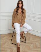 Gilet Manon camel