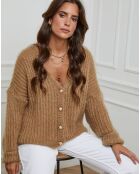 Gilet Manon camel