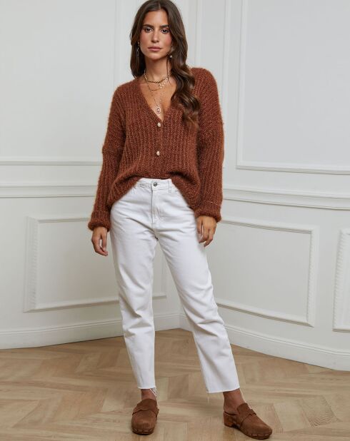 Gilet Manon tabac