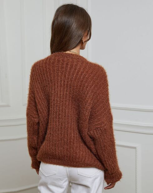 Gilet Manon tabac