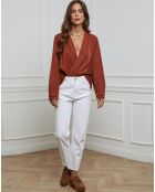 Chemise Louise tabac