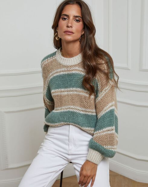 Pull Charlotte menthe