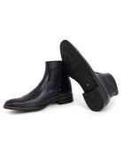 Boots en Cuir Bopiz bleu marine