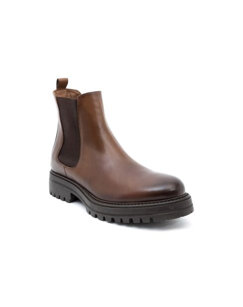 Chelsea Boots en Cuir Palmage marron