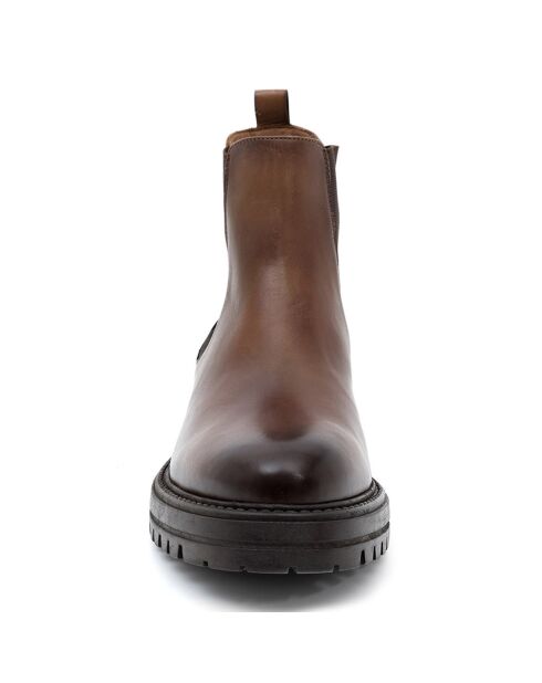 Chelsea Boots en Cuir Palmage marron