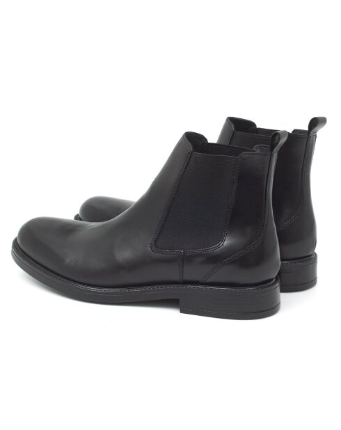 Chelsea Boots en Cuir Pavlor noires
