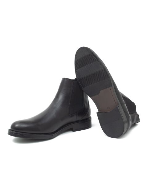 Chelsea Boots en Cuir Pavlor noires