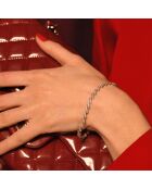 Armband Rechte naar het hart ontroerende diamanten 0,5 kt witgoud