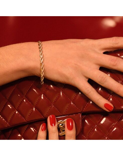 Geelgouden diamanten armband van 0,51 karaat