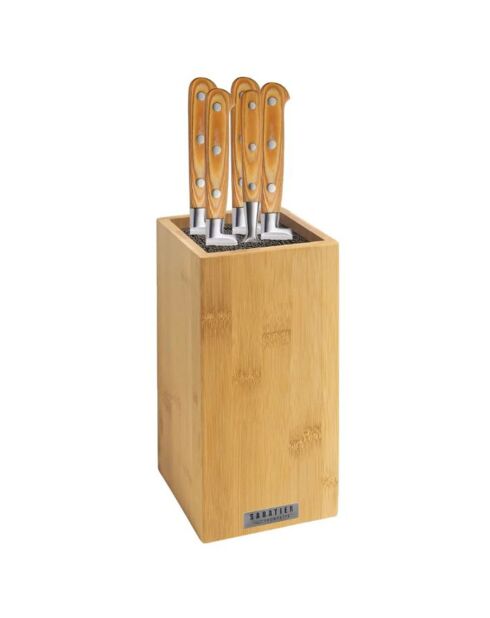 Bloc spaguetti Essetiel bois clair - 5 pièces