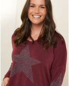 Pull Maelle bordeaux