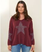 Pull Maelle bordeaux