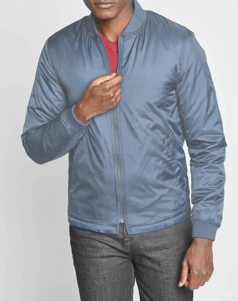 Blouson Déperlant Larmerml Warmer bleu/gris