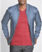 Blouson Déperlant Larmerml Warmer bleu/gris