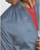 Blouson Déperlant Larmerml Warmer bleu/gris