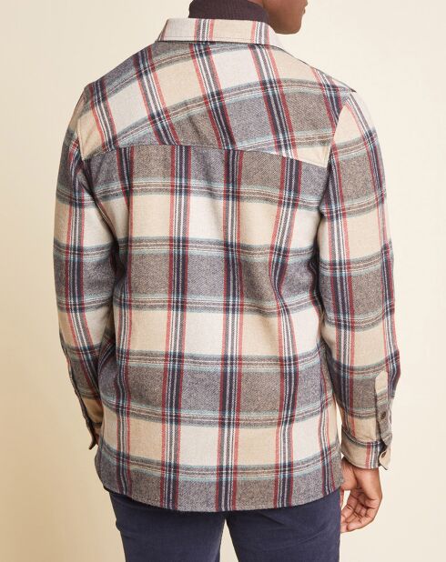 Surchemise en Laine mélangée Dustin multicolore