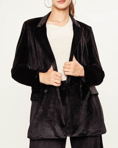 Veste en Velours Feronia noire