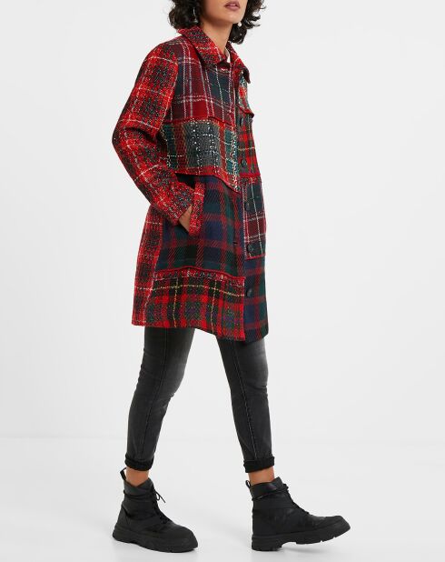 Manteau Maeline burgundy