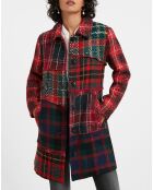Manteau Maeline burgundy