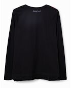 Top Fleur black