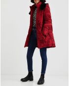 Doudoune  Lara burgundy