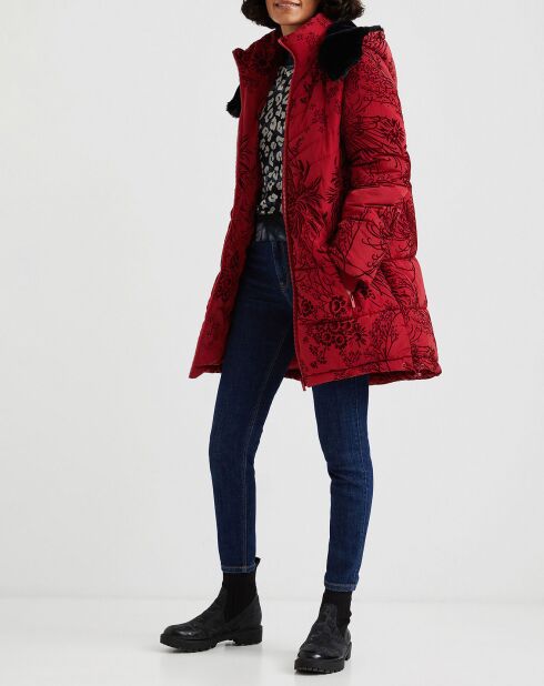 Doudoune  Lara burgundy