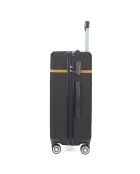 2 Valises 4 roues doubles Odeon 55/75 cm noires