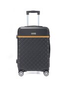 3 Valises 4 roues doubles Odeon 55/65/75 cm noires