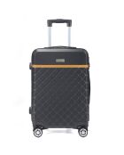 Valise Long Séjour 4 roues doubles Odeon 75 cm noire