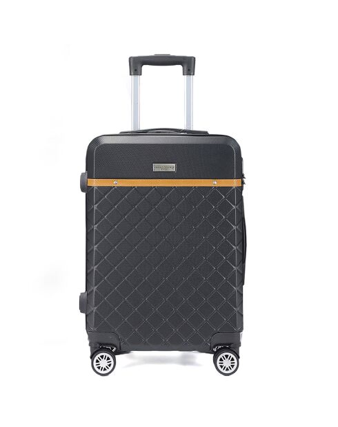 Valise Long Séjour 4 roues doubles Odeon 75 cm noire