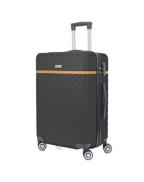 Valise Cabine 4 roues doubles Odeon 55 cm noire