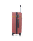 Valise Cabine 4 roues doubles Odeon 55 cm rouge bordeaux