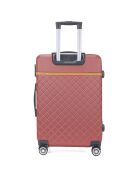 Valise Cabine 4 roues doubles Odeon 55 cm rouge bordeaux