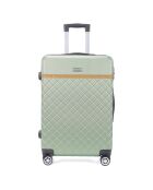 Valise Cabine 4 roues doubles Odeon 55 cm vert kaki