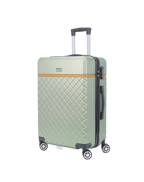 Valise Cabine 4 roues doubles Odeon 55 cm vert kaki