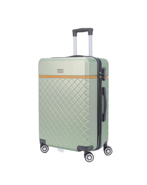 Valise Cabine 4 roues doubles Odeon 55 cm vert kaki