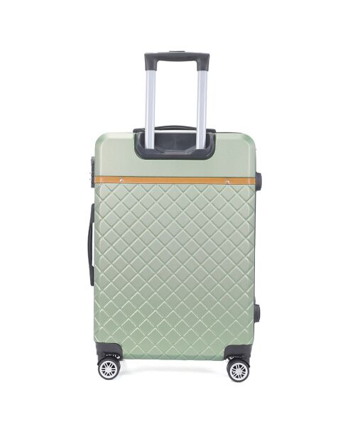 Valise Cabine 4 roues doubles Odeon 55 cm vert kaki