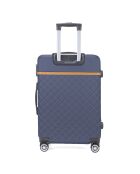 3 Odeon Koffer mit 4 Doppelrollen 55/65/75 cm marineblau