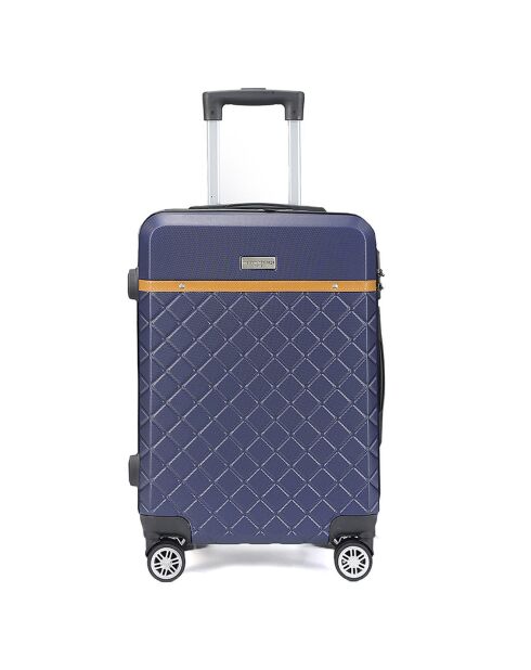 Valise Cabine 4 roues doubles Odeon 55 cm bleu marine