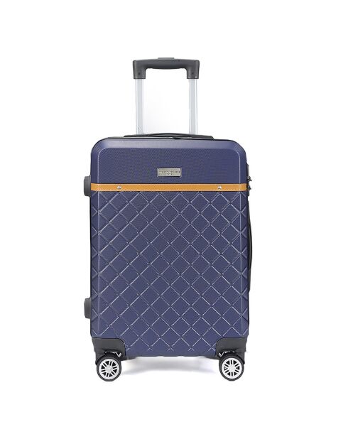 Valise Cabine 4 roues doubles Odeon 55 cm bleu marine