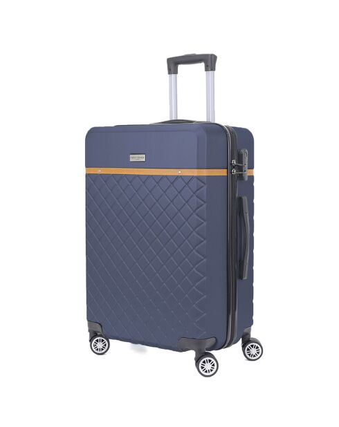 Valise Cabine 4 roues doubles Odeon 55 cm bleu marine