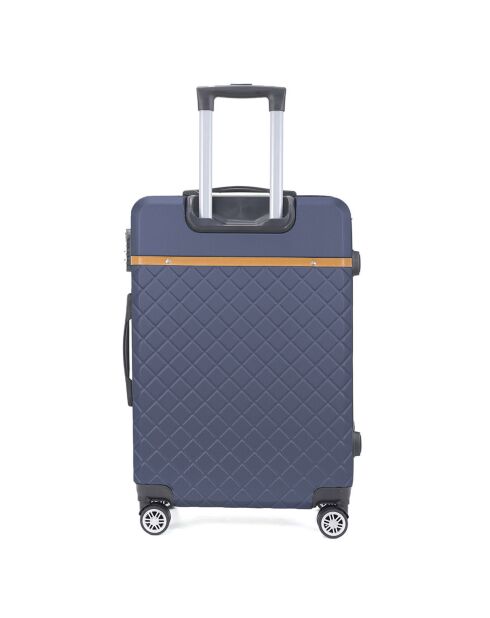 Valise Cabine 4 roues doubles Odeon 55 cm bleu marine