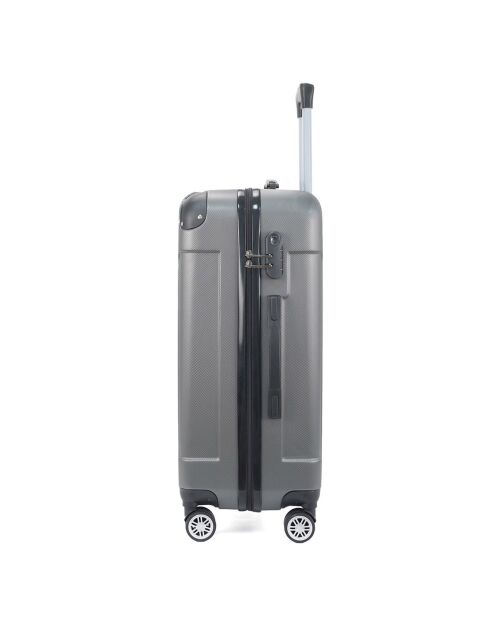 Valise Cabine 4 roues doubles Rivoli 55 cm gris foncé