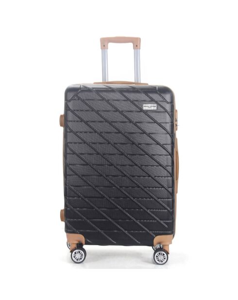 Valise Cabine 4 roues doubles Saint-Germain 55 cm noire