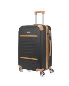 Valise Cabine 4 roues doubles Trocadéro 55 cm noire