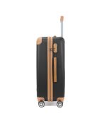 Valise Cabine 4 roues doubles Trocadéro 55 cm noire
