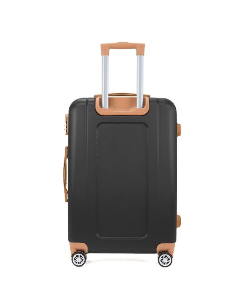 Valise Cabine 4 roues doubles Trocadéro 55 cm noire