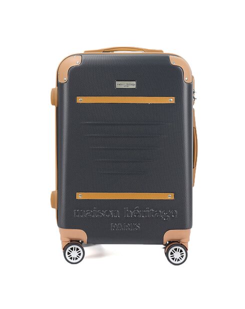 Valise Cabine 4 roues doubles Trocadéro 55 cm noire