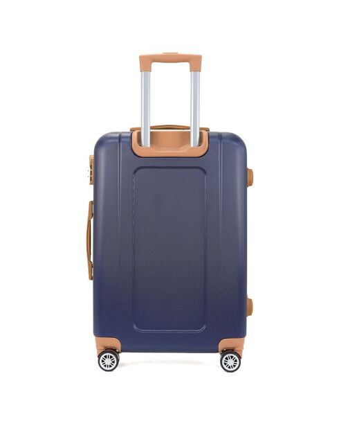 Valise Cabine 4 roues doubles Trocadéro 55 cm bleu marine